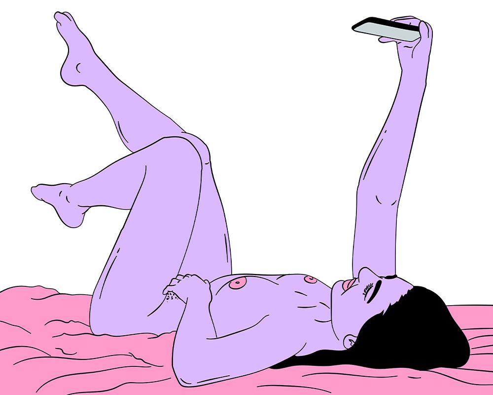 conto erótico manda nude sexo virtual